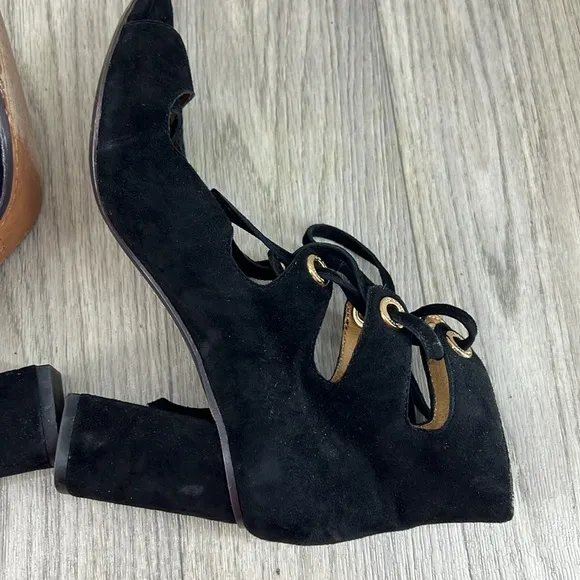 Coach Priscilla Lux Suede Sandals