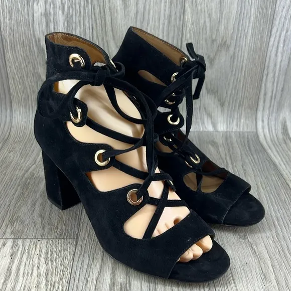 Coach Priscilla Lux Suede Sandals