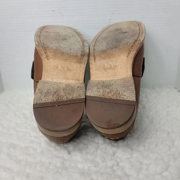 Coach Manhattan  Penny Loafers Mens Size 9.5 Brown Slip on shoes