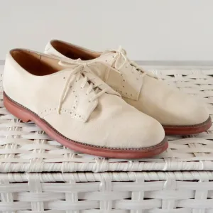 Cole Haan Beige Suede Leather Oxford Shoes Classic Men’s Dress Business Casual