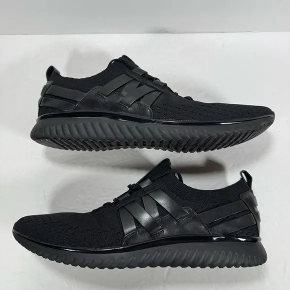 Cole Haan Black Grand Motion Sporty Slip On Sneakers Men Size 10M