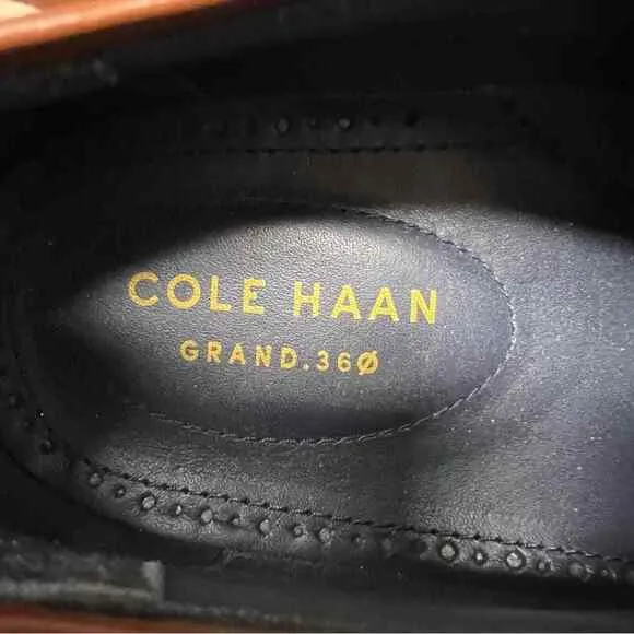 Cole Haan Brown Leather Oxford Dress Shoes Size 10.5