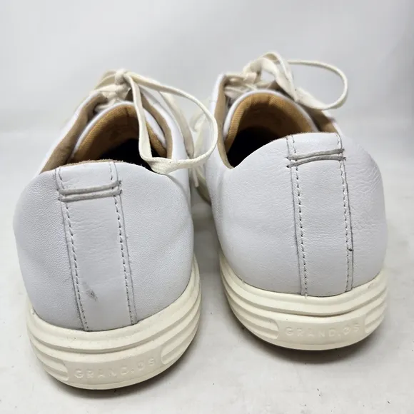 COLE HAAN Crosscourt II White Leather Men's Sneakers 13M