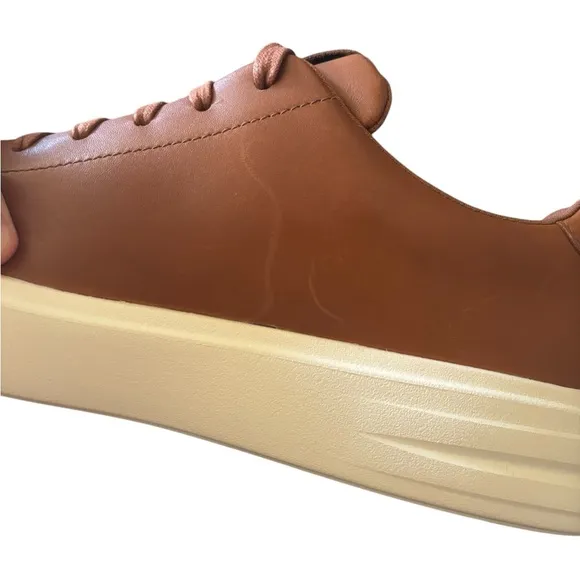 Cole Haan Grand Men's Brown Leather   360 Court Sneaker Tan Leather Size 10.5NEW