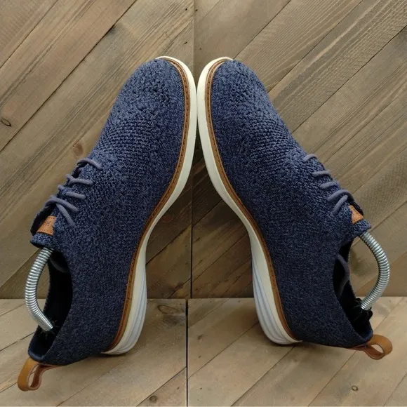 Cole Haan Grandevolution Stitchlite Oxfords Mens Size 9.5 Ombre Blue Casual