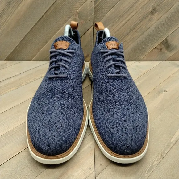 Cole Haan Grandevolution Stitchlite Oxfords Mens Size 9.5 Ombre Blue Casual