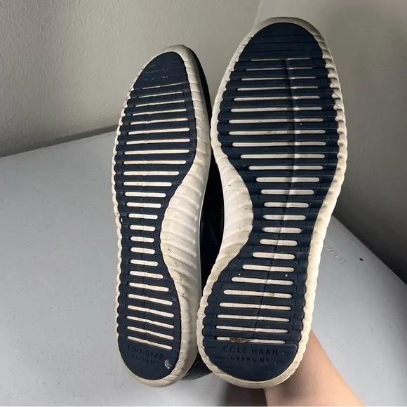 Cole Haan GrandMotion Mens Size 10M Mid Cut Sneakers Blue Lace up Shoes C30661