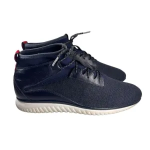 Cole Haan GrandMotion Mens Size 10M Mid Cut Sneakers Blue Lace up Shoes C30661