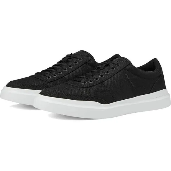 Cole Haan Grandpro Rally Canvas II Sneakers Men's 10.5 Black White Shoes ZPO1525
