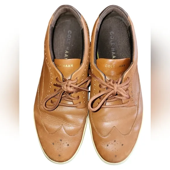 Cole Haan Men's Grand Crosscourt Wingtip Shoes Size 9 M