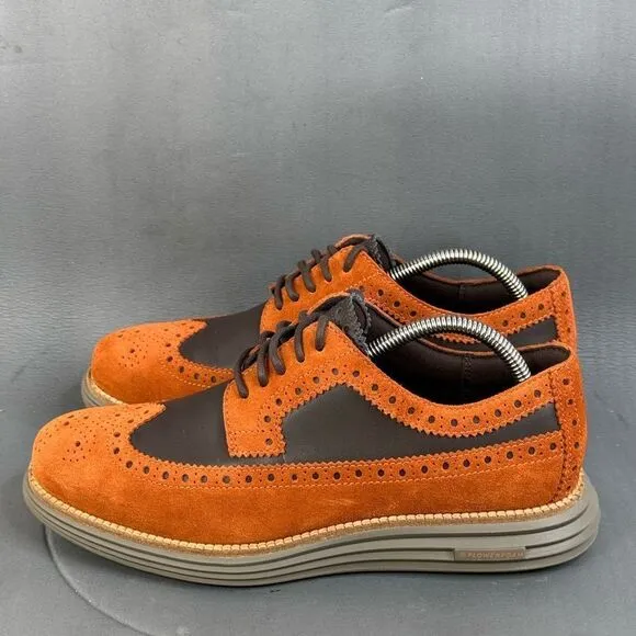 Cole Haan Men's OriginalGrand Remastered Longwing Oxfords shoes size 8