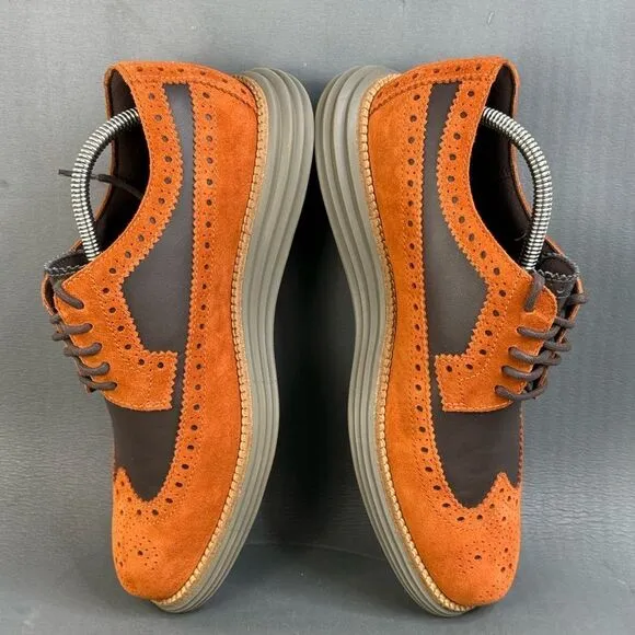 Cole Haan Men's OriginalGrand Remastered Longwing Oxfords shoes size 8