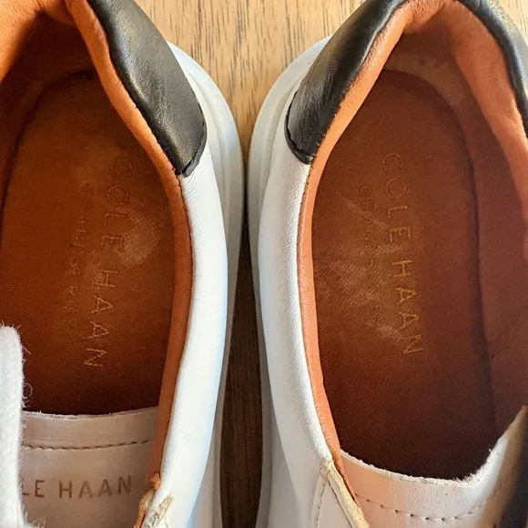 COLE‎ HAAN Women's Animal Print Grandpro Rally Court Lace Up Sneaker SZ 7.5B EUC