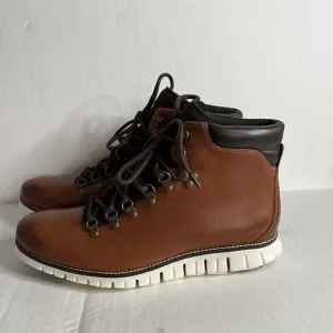 Cole Haan ZeroGrand Water Resistant Hiker Boots British Tan C35595 Sz 11M