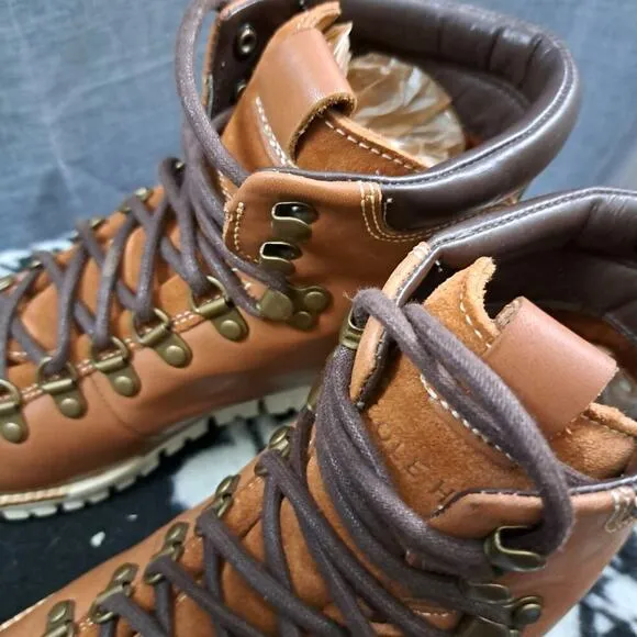 Cole Haan ZeroGrand Water Resistant Hiker Boots Woodbury Brown C25555 Mens 8M