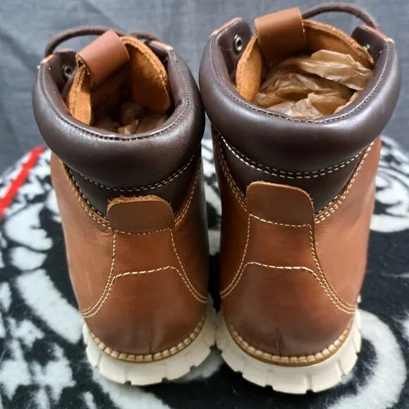 Cole Haan ZeroGrand Water Resistant Hiker Boots Woodbury Brown C25555 Mens 8M