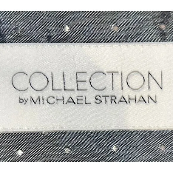 Collection By Michael Strahan Mens Sport Coat Blazer 46R Dark Gray Wool Blend