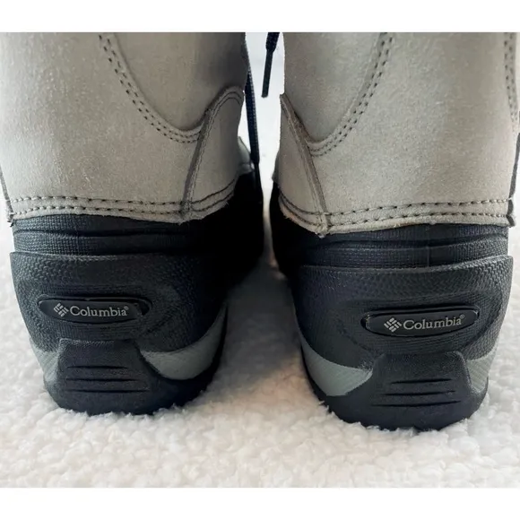 COLUMBIA • Blue/Grey Thermolite Water Resistant Cascadian Summit Winter Boots