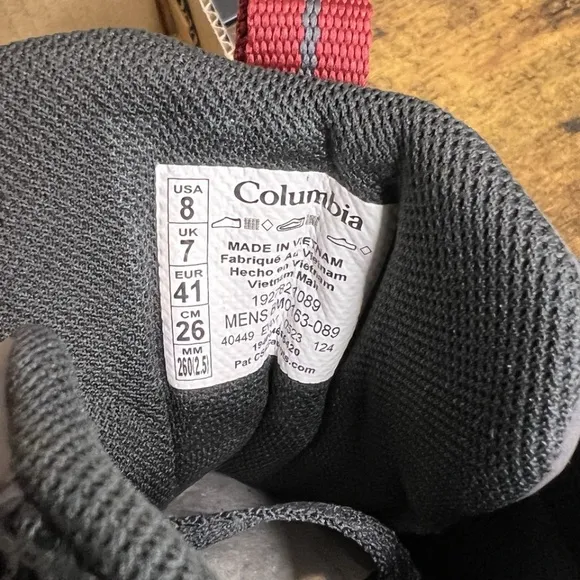 Columbia Flow Centre Hiking Shoes Men's Size BM0163-089 NEW Boots