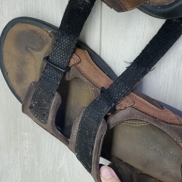 Columbia Mens Outdoor Hiking Hook&amp;loop Sandals shoes sz 13