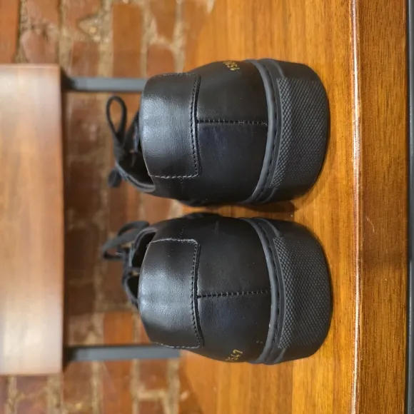 Common Projects Men's Black Leather Sneakers