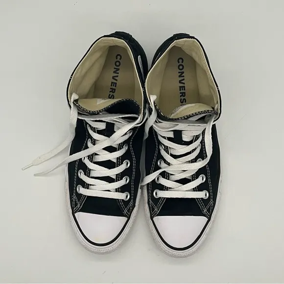 Converse Chuck Taylor All Star HighTop Black Unisex Shoes - M 8 - W 10