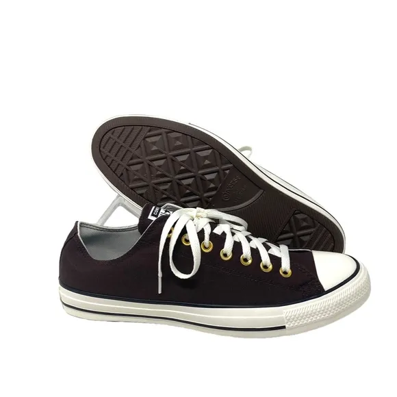 Converse Ctas Low Top Shoe Skate Men's Sneakers Brown Canvas Custom 168958C-WWBG