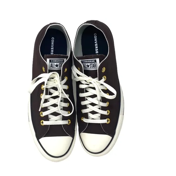 Converse Ctas Low Top Shoe Skate Men's Sneakers Brown Canvas Custom 168958C-WWBG