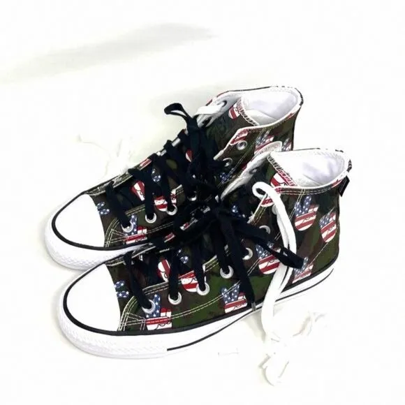 Converse Ctas Pro All Star High Top Green Men’s A02413C Size Sneakers Canvas