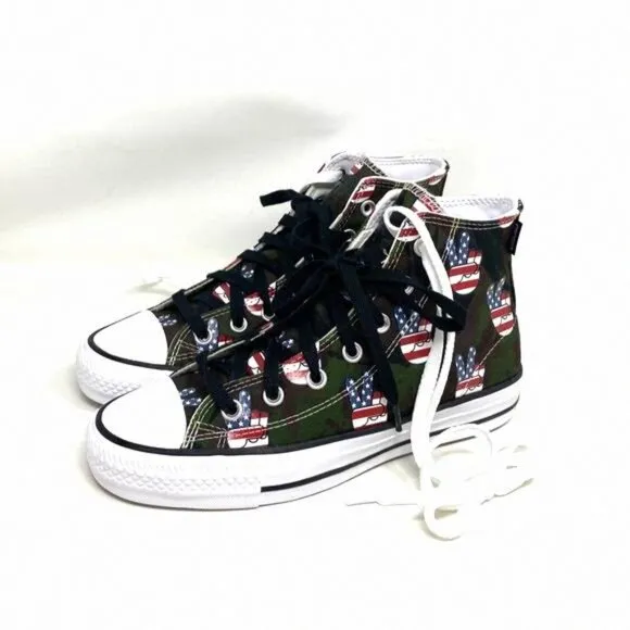 Converse Ctas Pro All Star High Top Green Men’s A02413C Size Sneakers Canvas