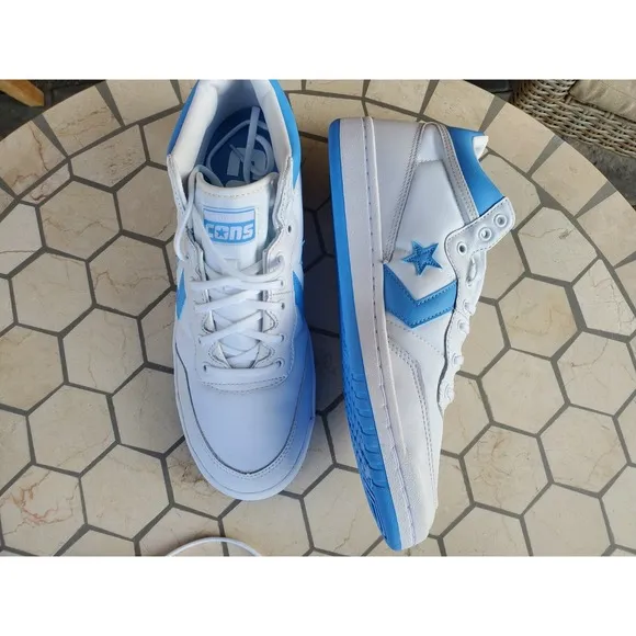 Converse Fastbreak Pro Mid Unc Carolina Light Blue Mens Size 12 A08688c Rare