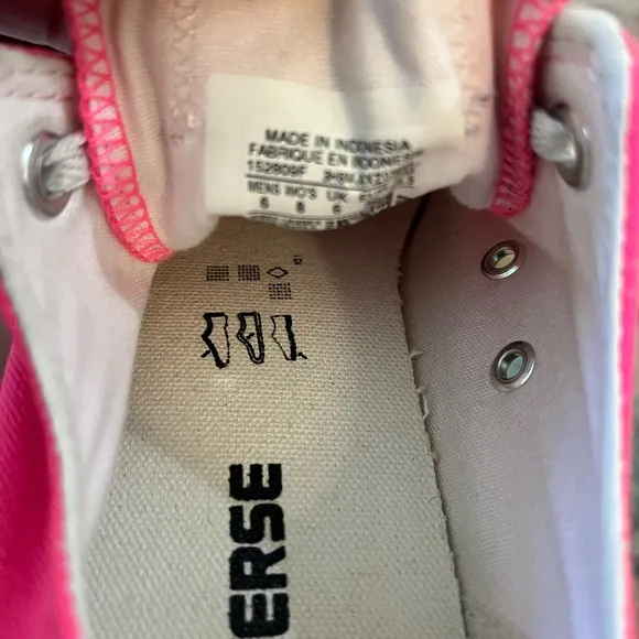 Converse Pink Canvas Sneakers