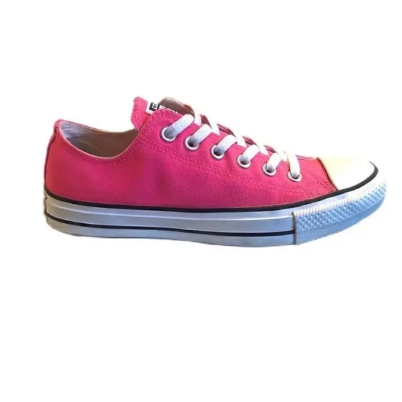 Converse Pink Canvas Sneakers