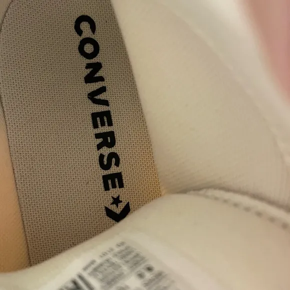 Converse Pro Leather Sport Unisex Men’s 8.5 Woman’s 10 White Hi Top Sneakers
