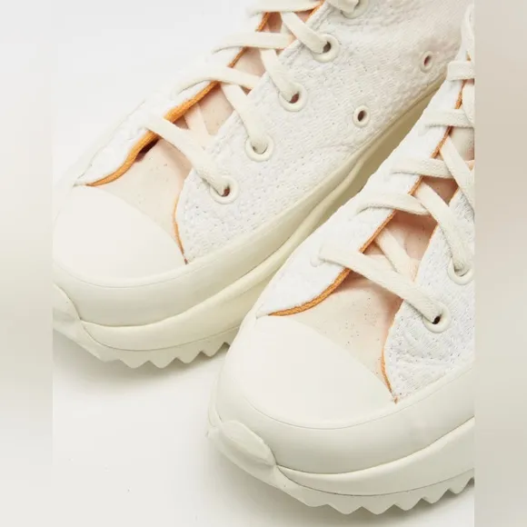 Converse Run Star Hike Platform Sneakers‎ Peach/Orange/Egret A03838C Women’s 8.5