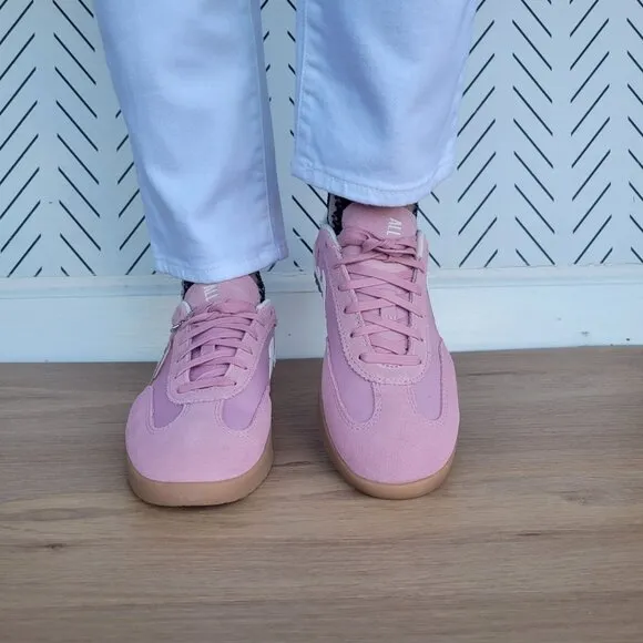 ⭐Converse Run Star Trainer Ox Size 7 Women's Casual Shoes Suede Pink A13362C New