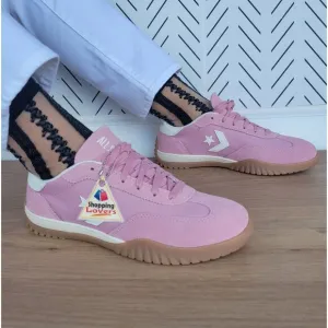 ⭐Converse Run Star Trainer Ox Size 7 Women's Casual Shoes Suede Pink A13362C New