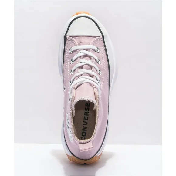 Converse Unisex Run Star Hike Sneaker M 9.5 W 11 High Top Platform Shoes Pink