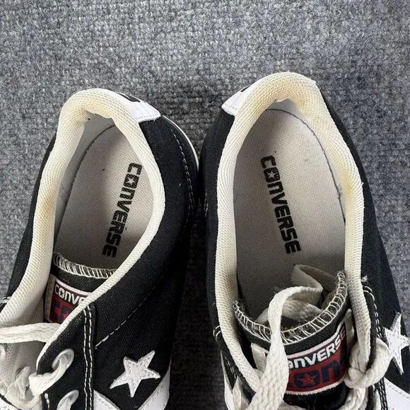 Converse Star Player 76 Mens 9.5 Shoes Black Low Top Casual Sneakers