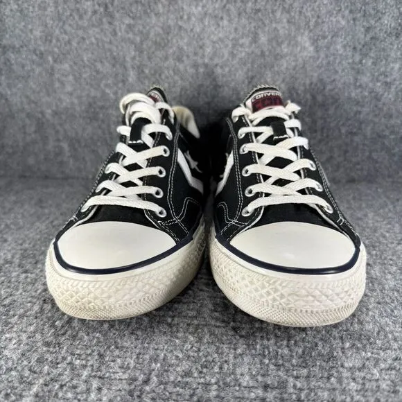 Converse Star Player 76 Mens 9.5 Shoes Black Low Top Casual Sneakers