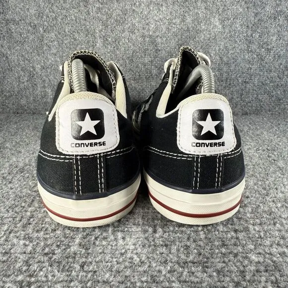 Converse Star Player 76 Mens 9.5 Shoes Black Low Top Casual Sneakers