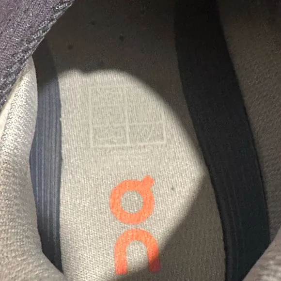COPY - On Cloud Men’s Sneaker, Blue and Orange Size 8