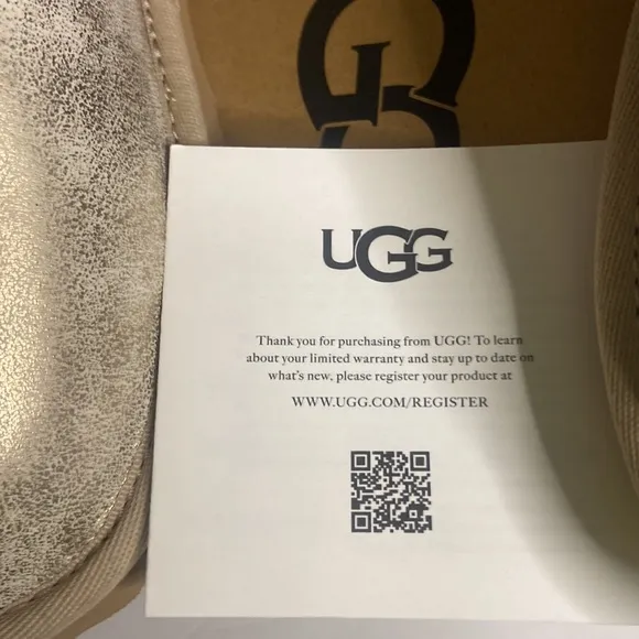 COPY - UGG Keegan metallic slipper shoes