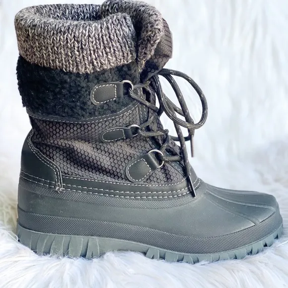 Cougar Creek Waterproof Faux Shearling Boot, 6