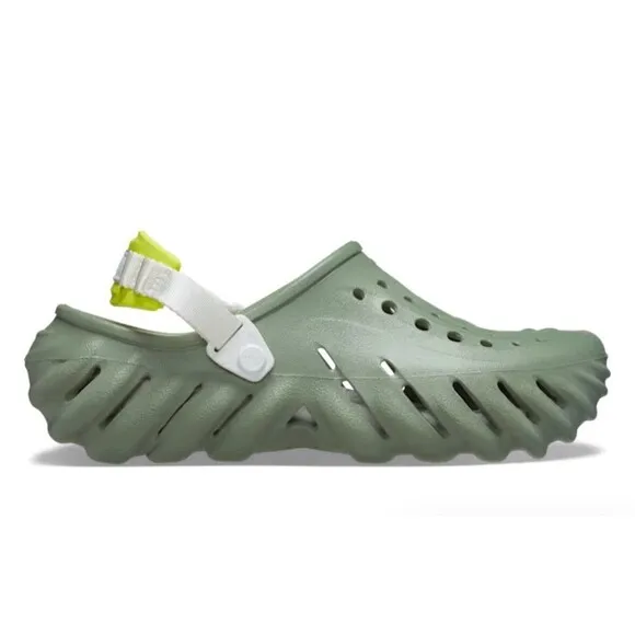 Crocs Echo Clogs Sandals Shoes Sport Mode Moss Green Men's Size 10 207937-308