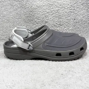 Crocs Yukon Vista II Literide Mens Size 11 Slip On Clogs Shoes Slate Gray