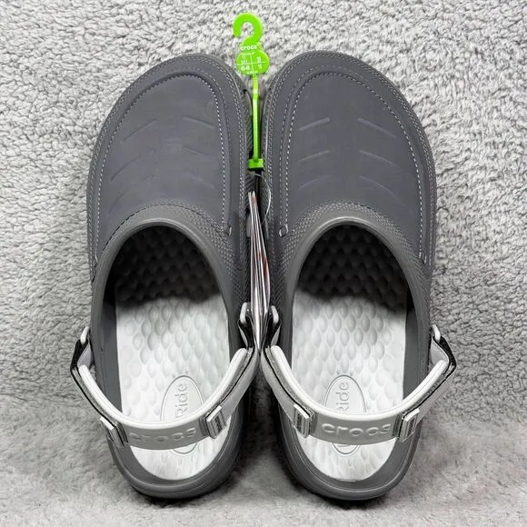 Crocs Yukon Vista II Literide Mens Size 11 Slip On Clogs Shoes Slate Gray