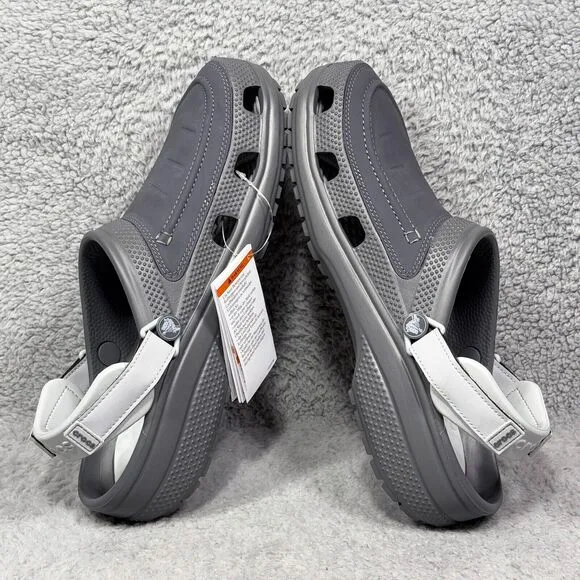 Crocs Yukon Vista II Literide Mens Size 11 Slip On Clogs Shoes Slate Gray