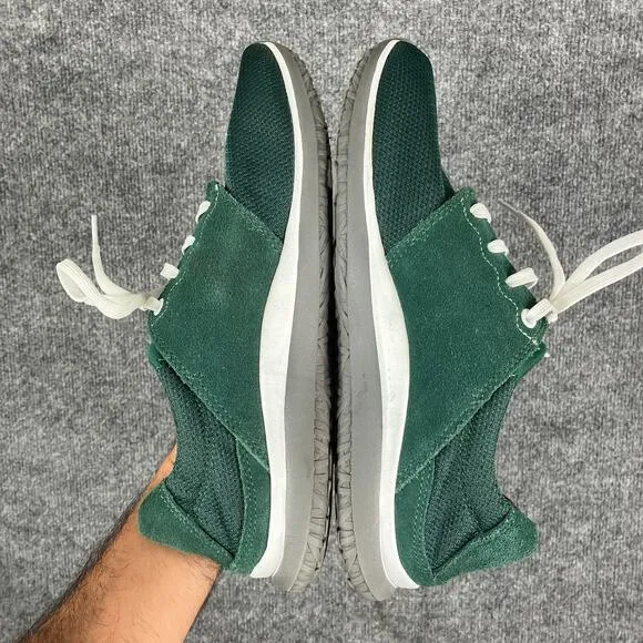 Cushe Getaway Athletic Shoes Mens Size11GreenWhiteCasualLaceUpLightweightSneaker