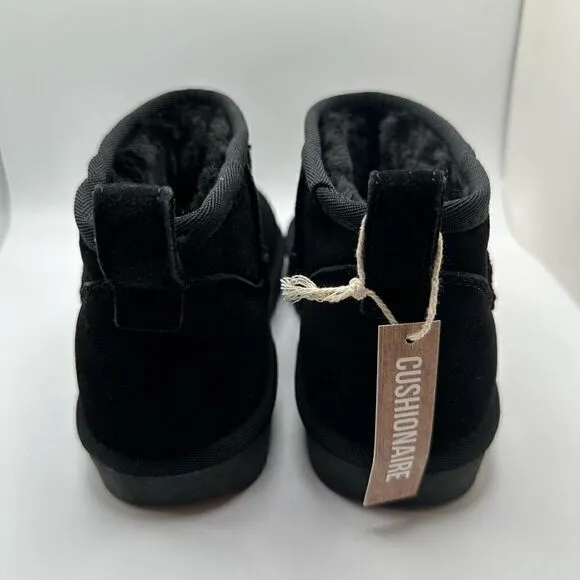 CUSHIONAIRE Women's pull on boot 8.5 BLACK